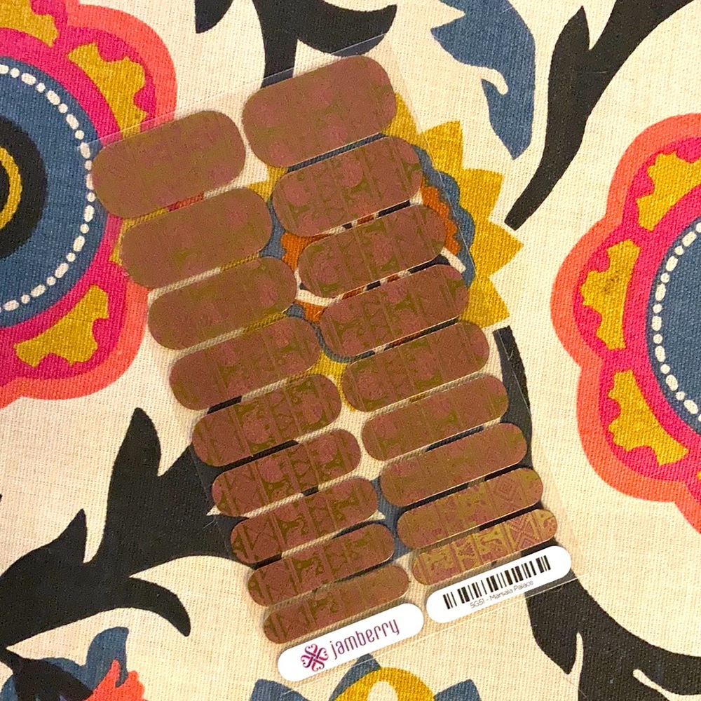 ✨ 3/$20 ✨ Jamberry | Marsala Palace Nail Wraps